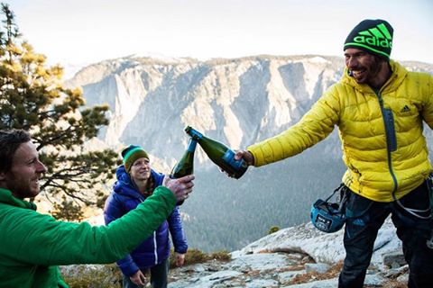 Have an awesome New Year celebration everyone! Here's to 2016, new goals, new adventures, and broad horizons. Cheers! @adidasoutdoor @fiveten_official @blackdiamond @sterlingrope